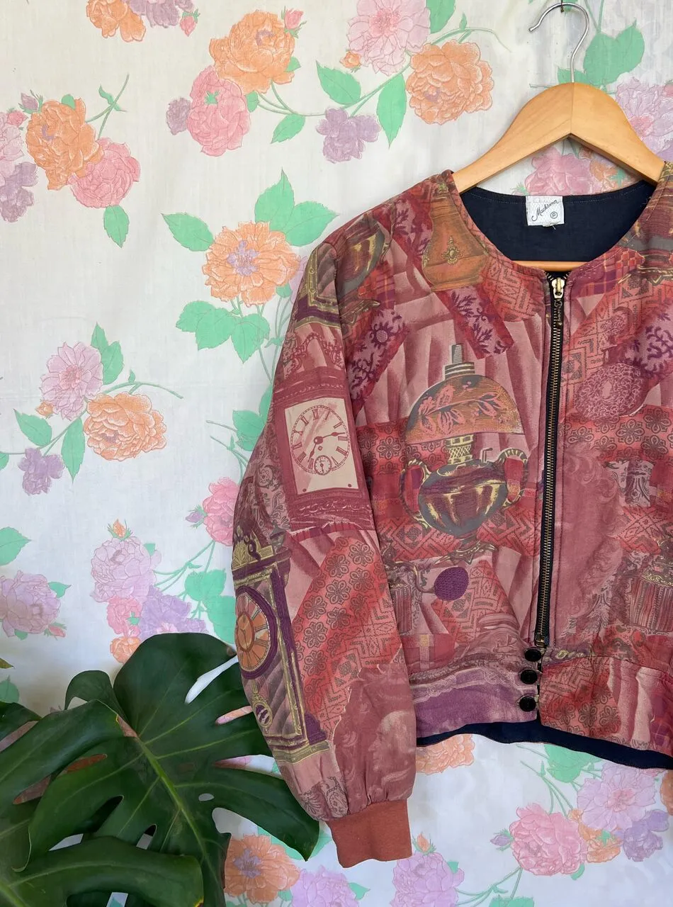 90's Abstract Vintage Bomber