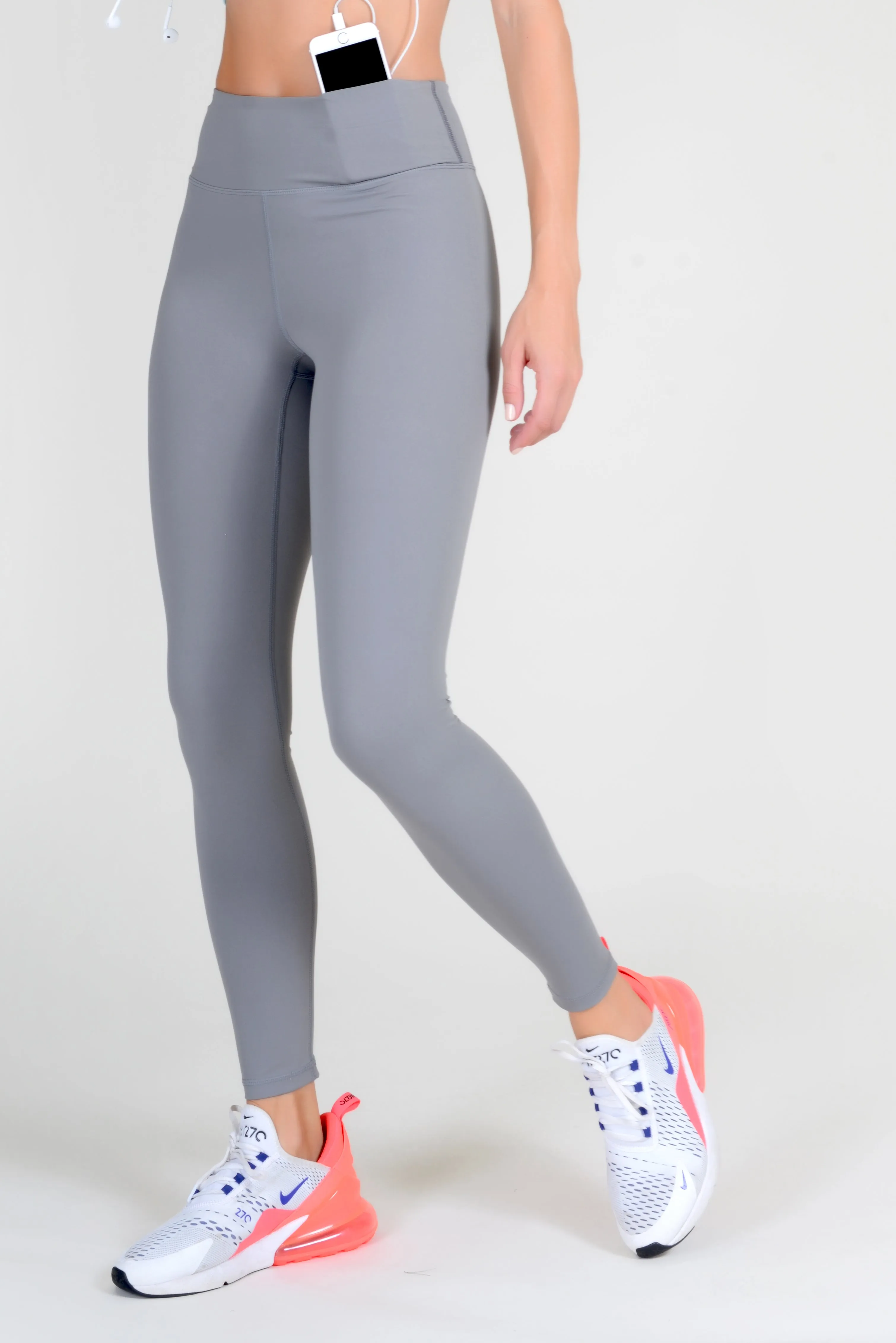 Active High Rise Phone Pocket Matte Leggings