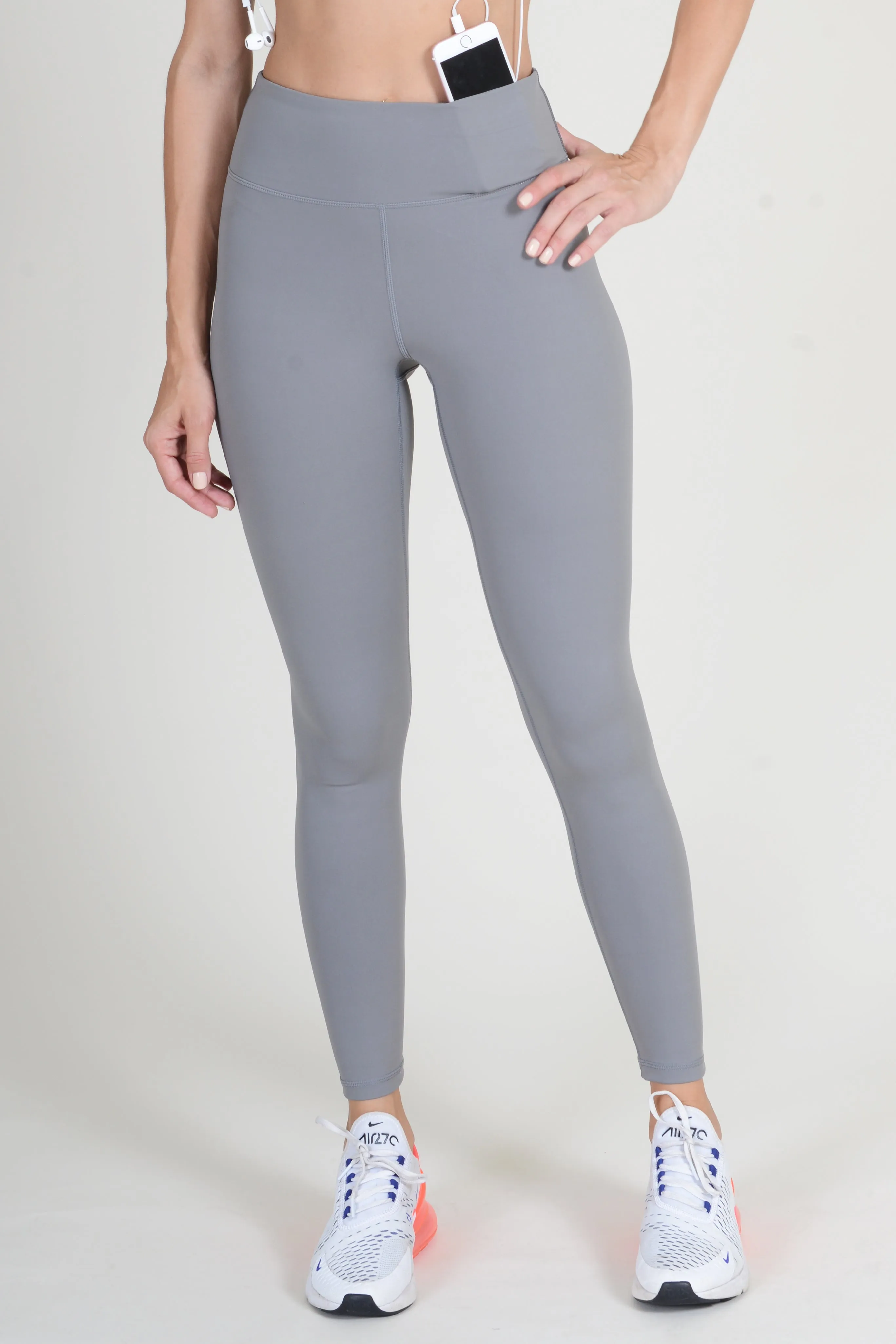 Active High Rise Phone Pocket Matte Leggings