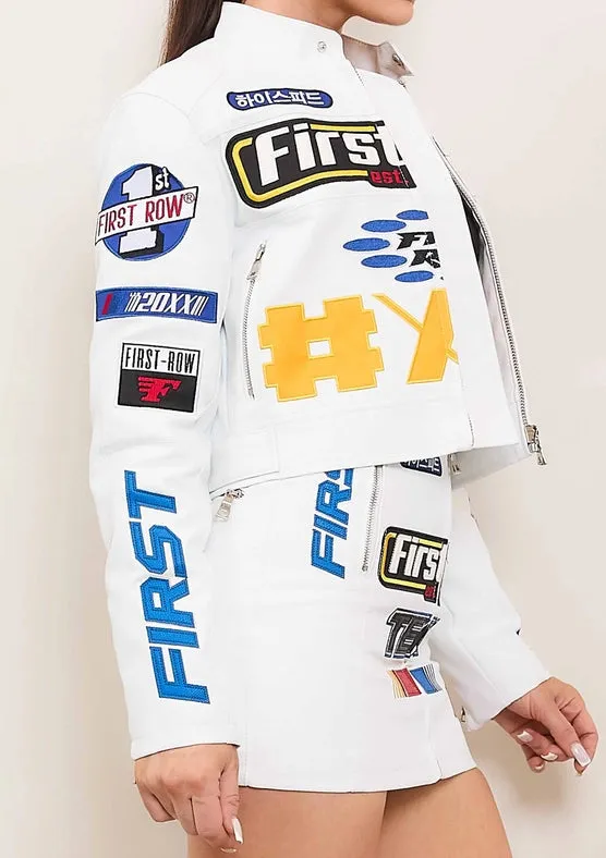 Coexist Multi Patches MA-1 Jacket White