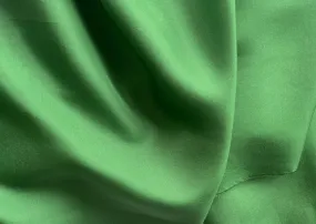 Fern Green Silk Crepe de Chine (Made in Italy)