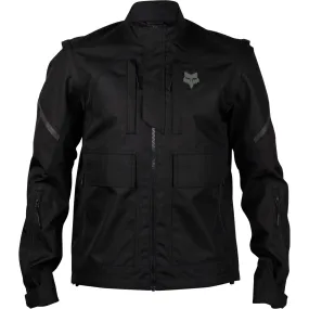 Fox Racing  Mens Defend Off Road Jacket Cordura Ripstop Stretch Drop Tail Black