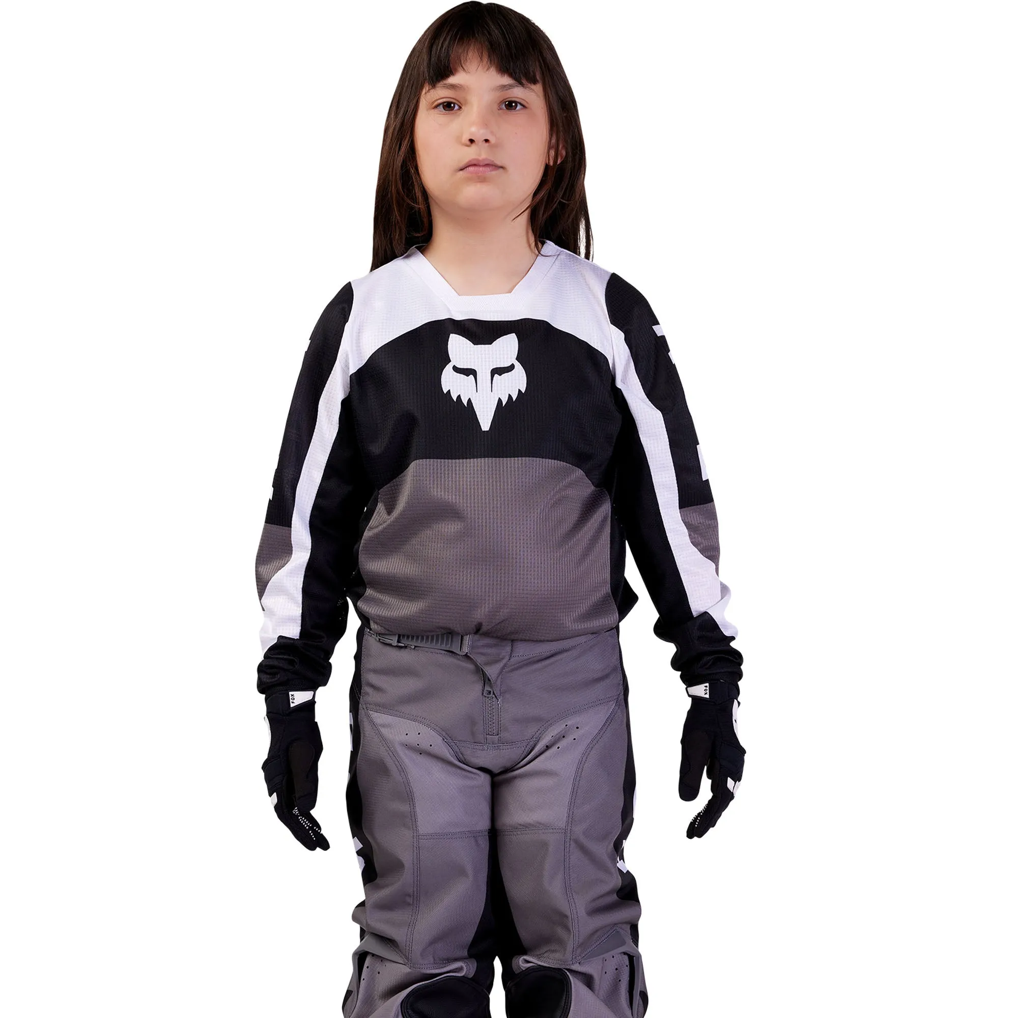 Fox Racing Youth 180 Nitro Offroad Jersey Black/Grey