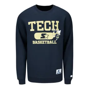 Georgia Tech Yellow Jackets Basketball Tech Crewneck Sweatshirt