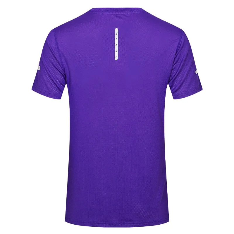 Gym Shirts Men Tanning Run Football