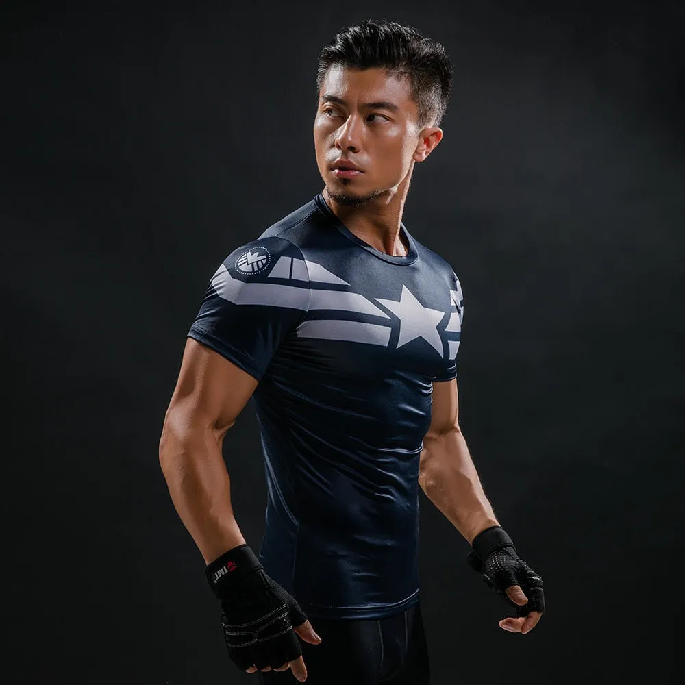 Hero Compression Shirt - Captain America