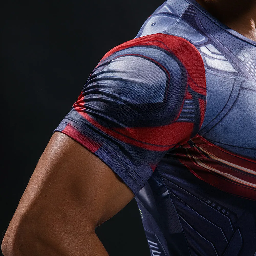 Hero Compression Shirt - Captain America