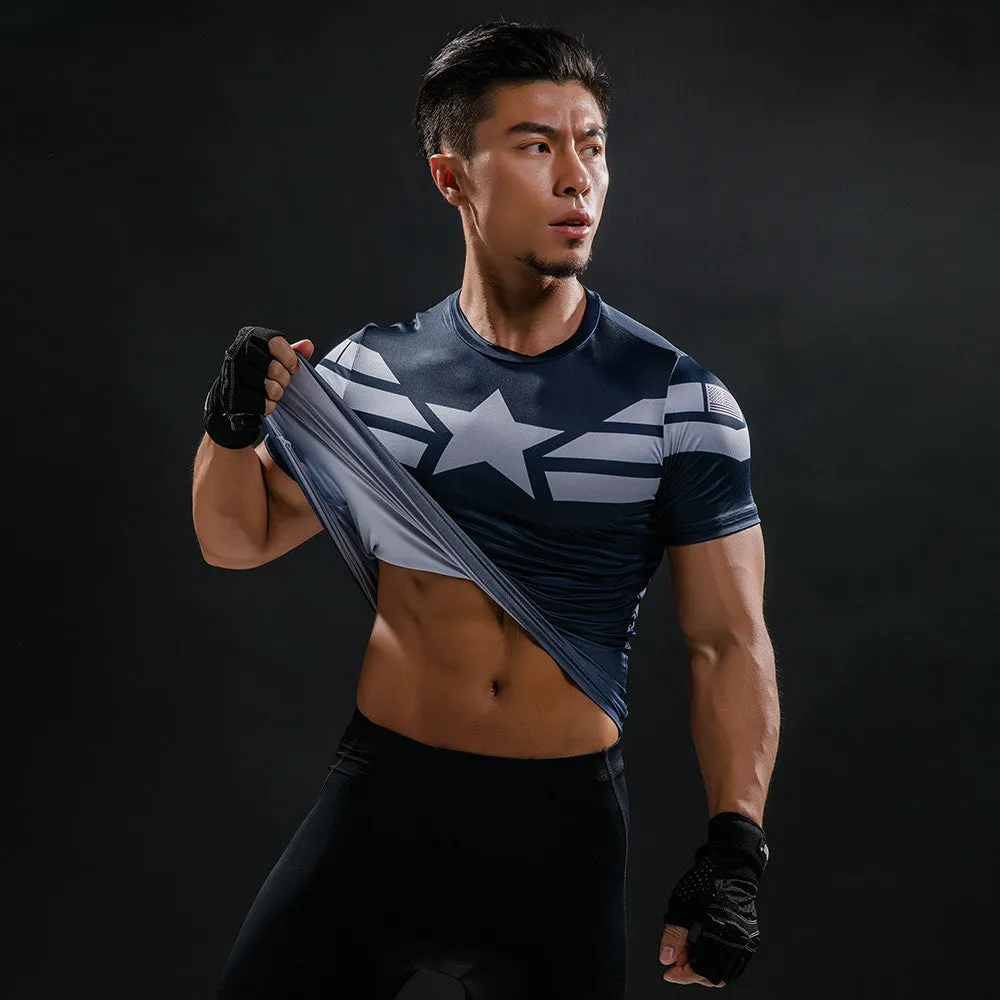 Hero Compression Shirt - Captain America