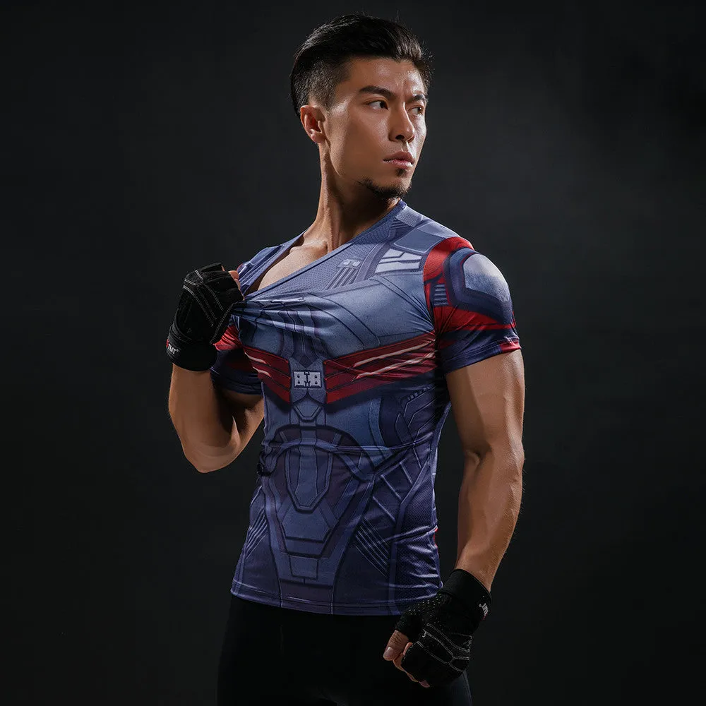 Hero Compression Shirt - Captain America