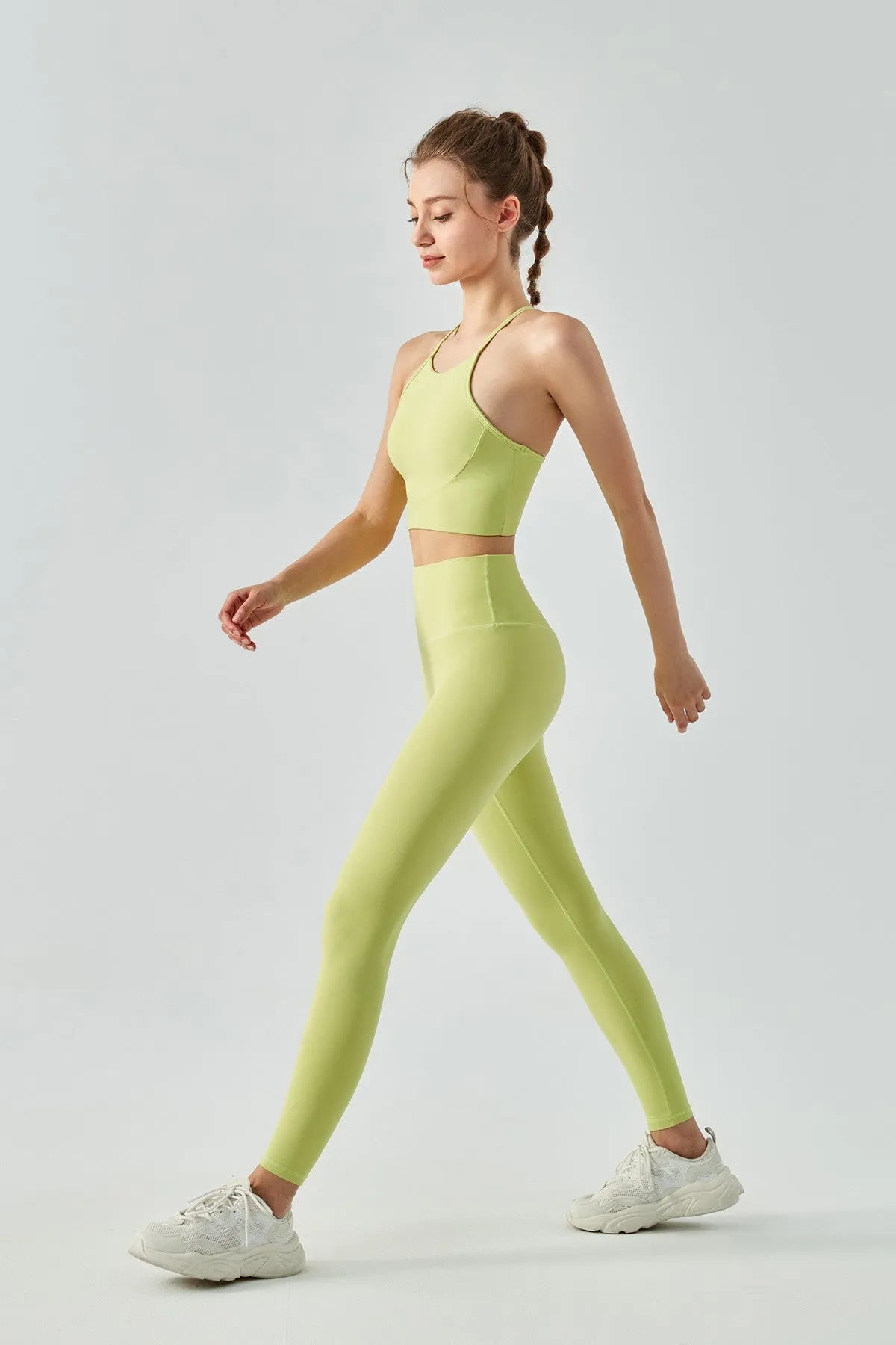 High-Rise No Front Seam Leggings