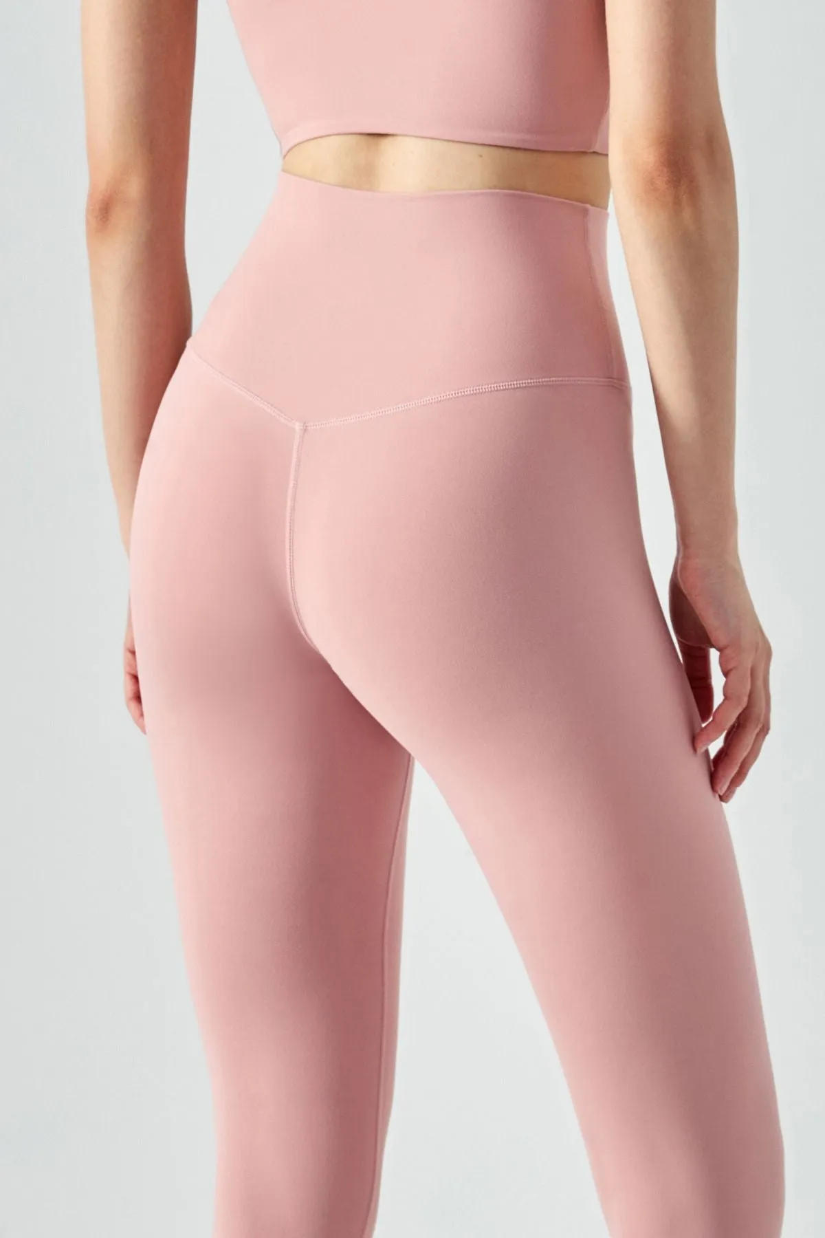 High-Rise No Front Seam Leggings