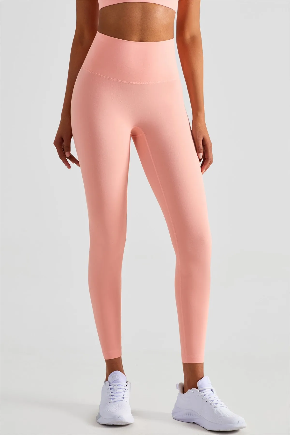 High-Rise No Front Seam Leggings