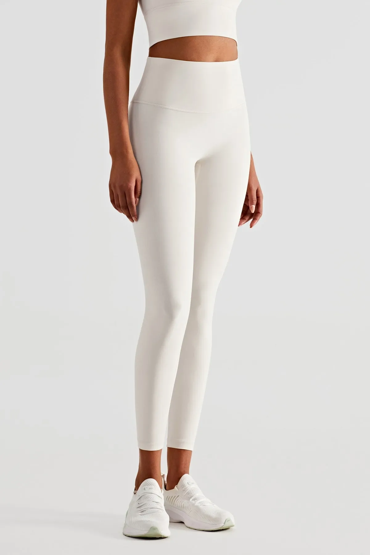 High-Rise No Front Seam Leggings