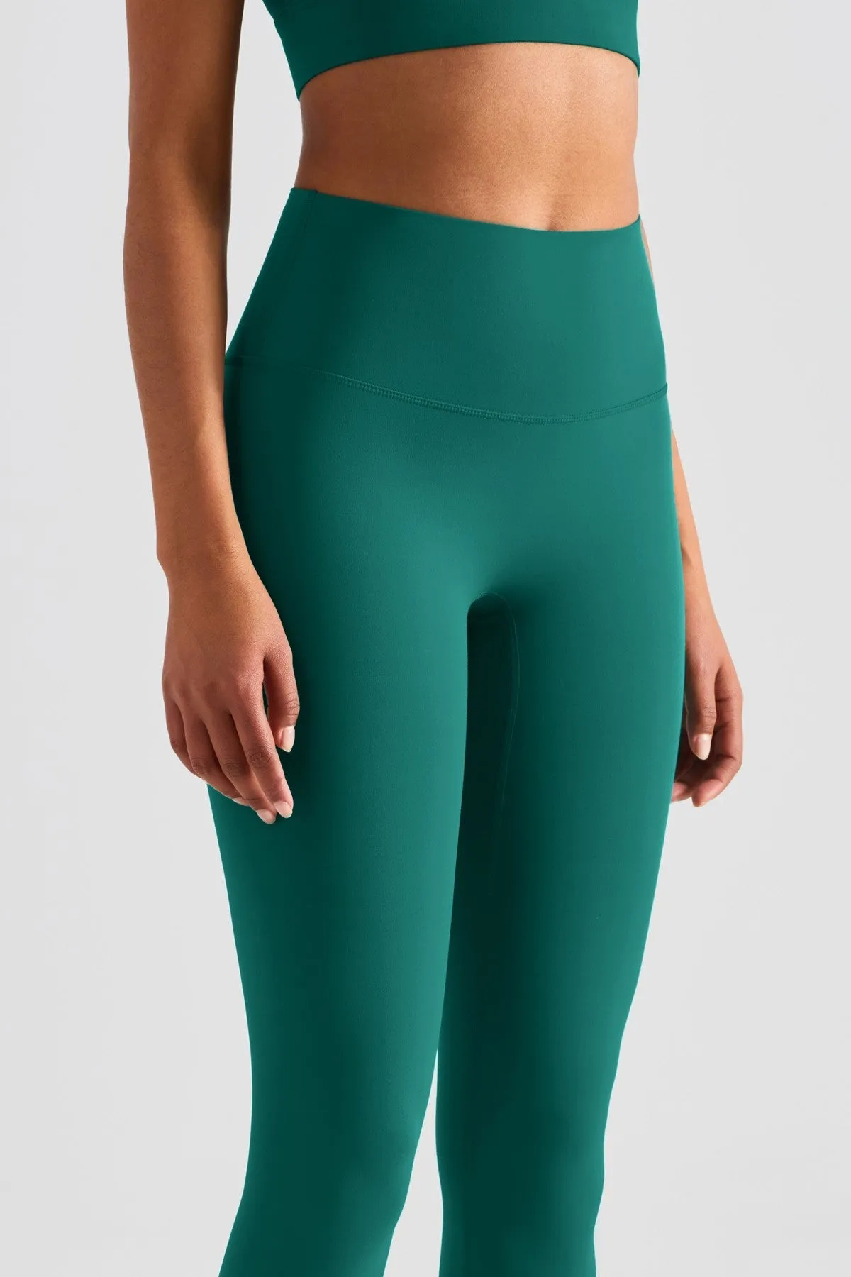 High-Rise No Front Seam Leggings