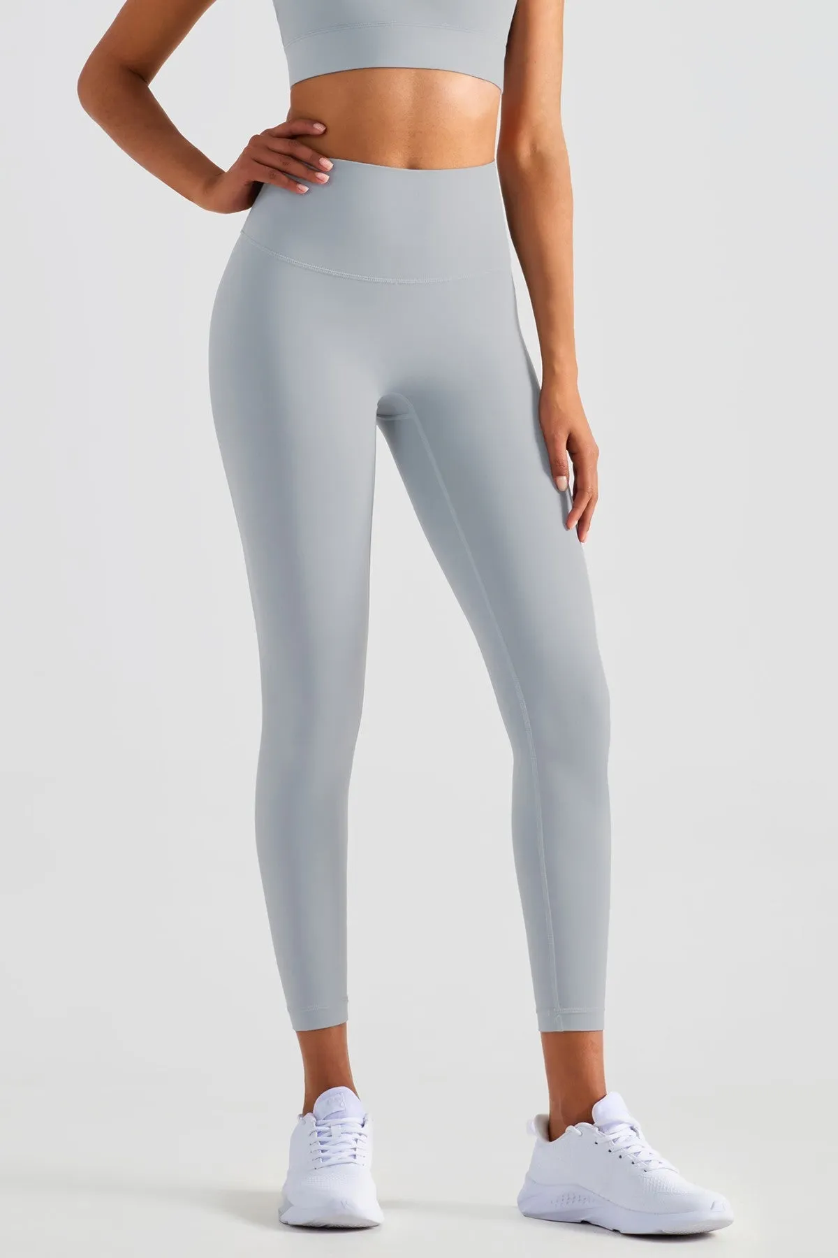 High-Rise No Front Seam Leggings