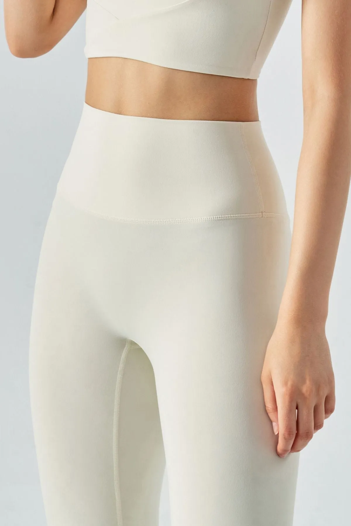 High-Rise No Front Seam Leggings