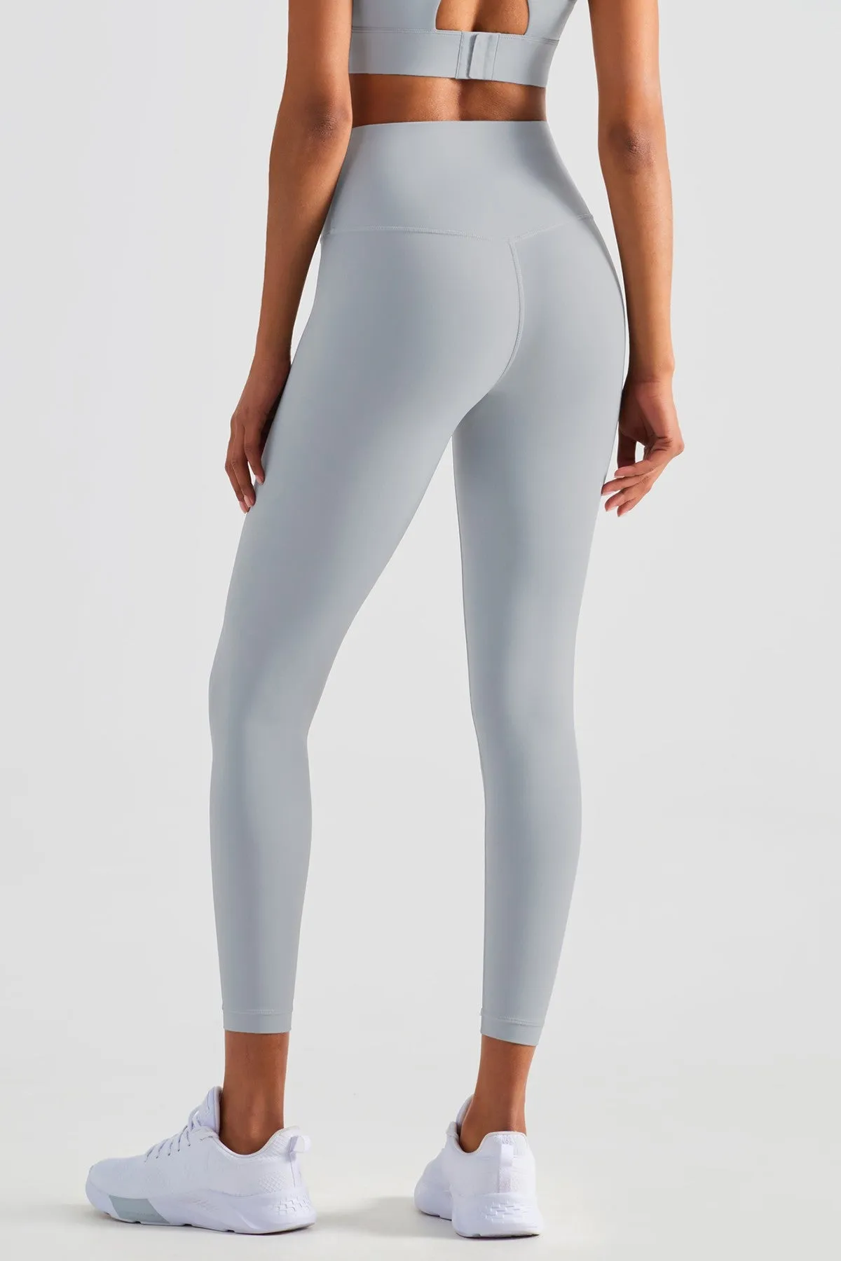 High-Rise No Front Seam Leggings