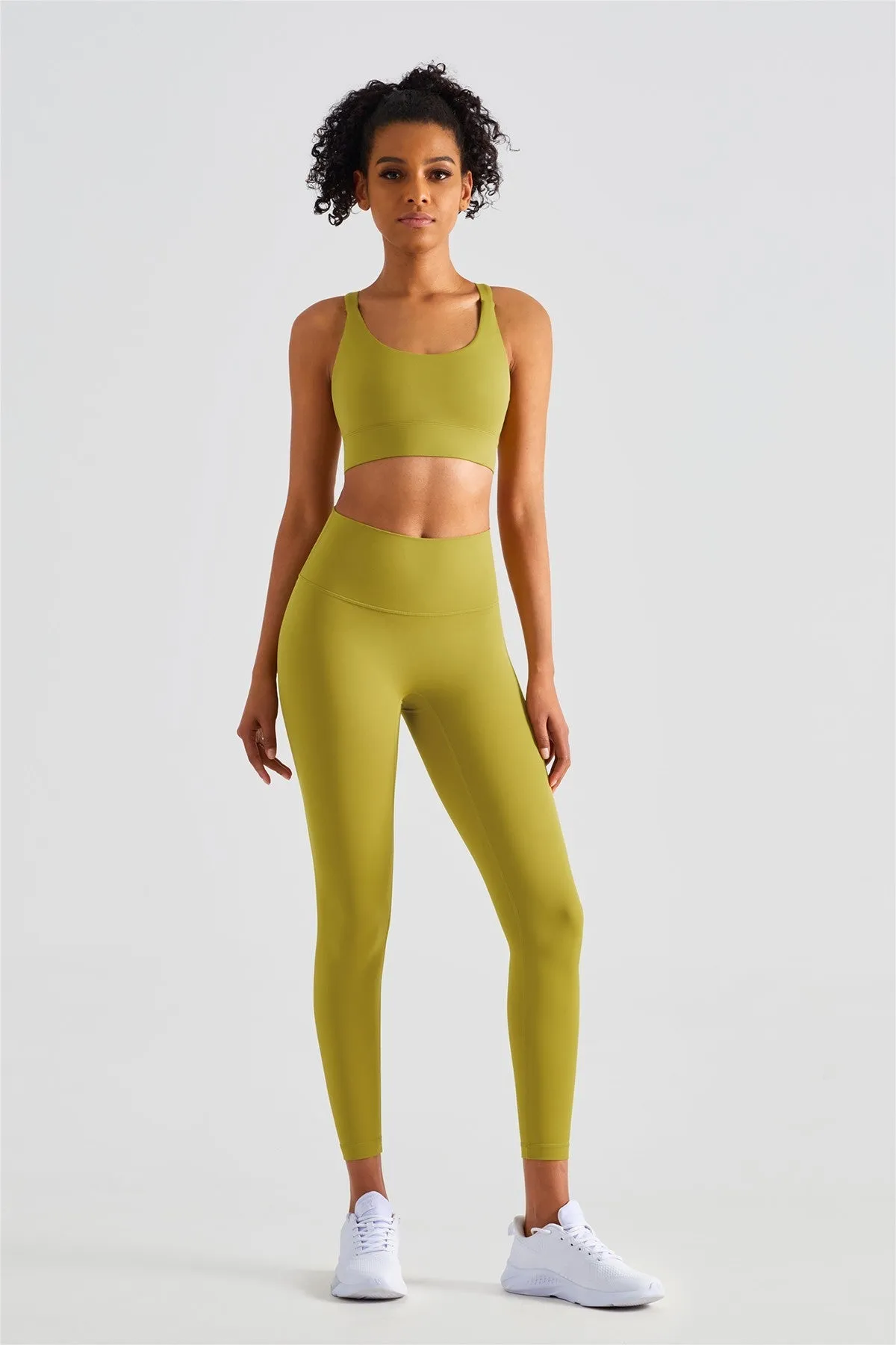 High-Rise No Front Seam Leggings