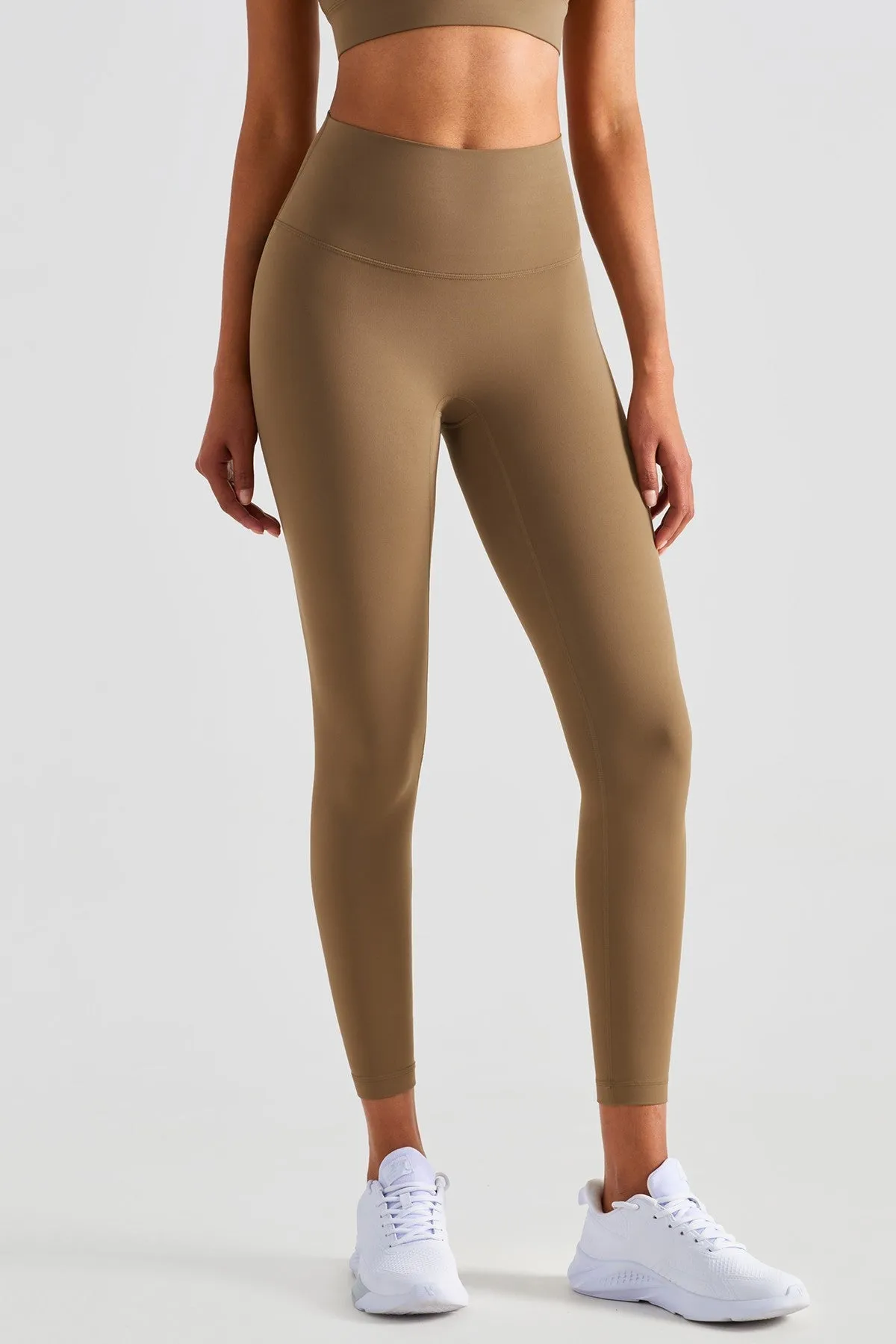 High-Rise No Front Seam Leggings