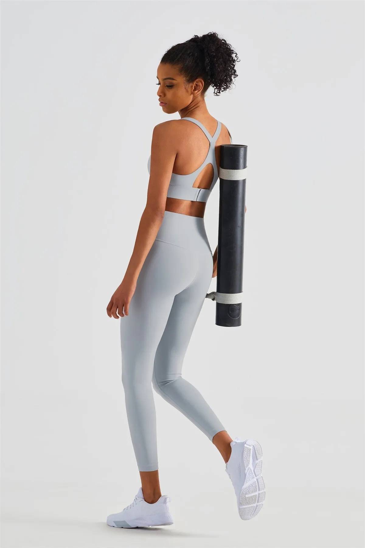 High-Rise No Front Seam Leggings