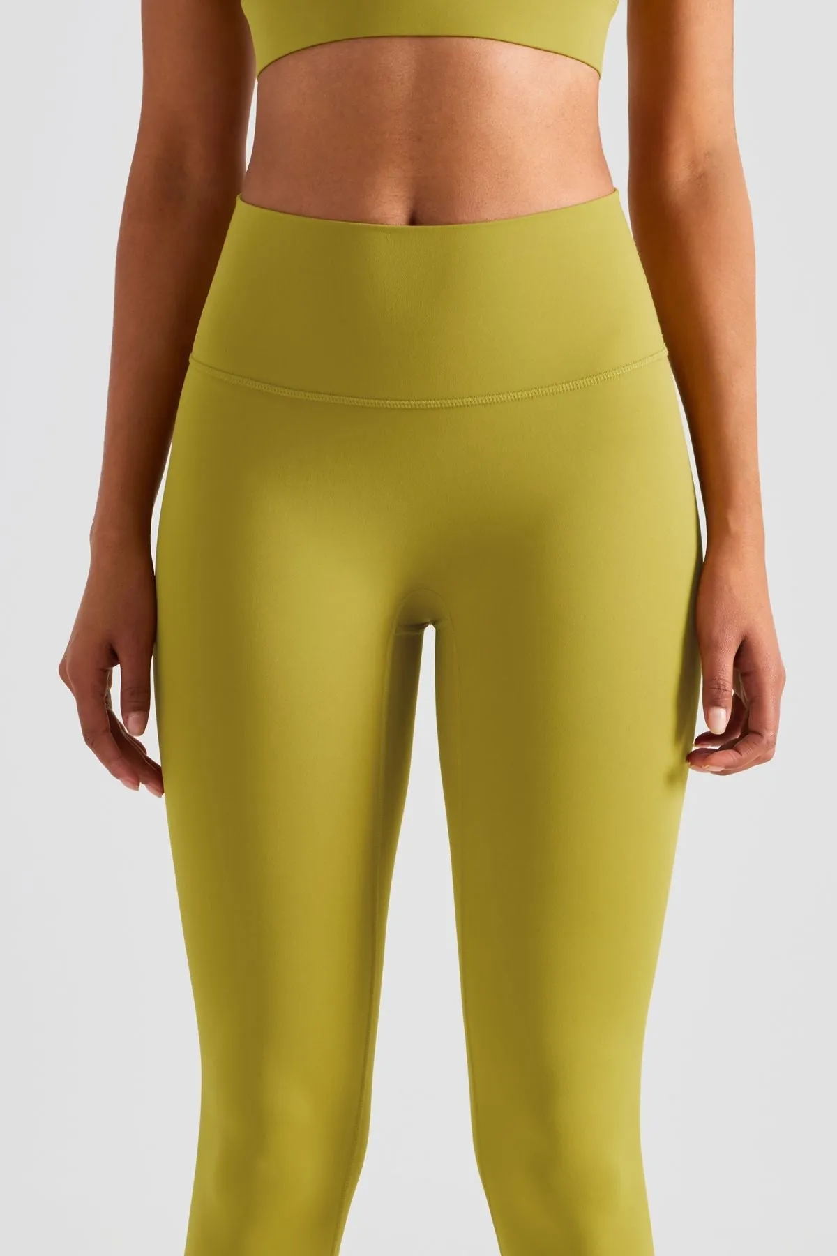 High-Rise No Front Seam Leggings