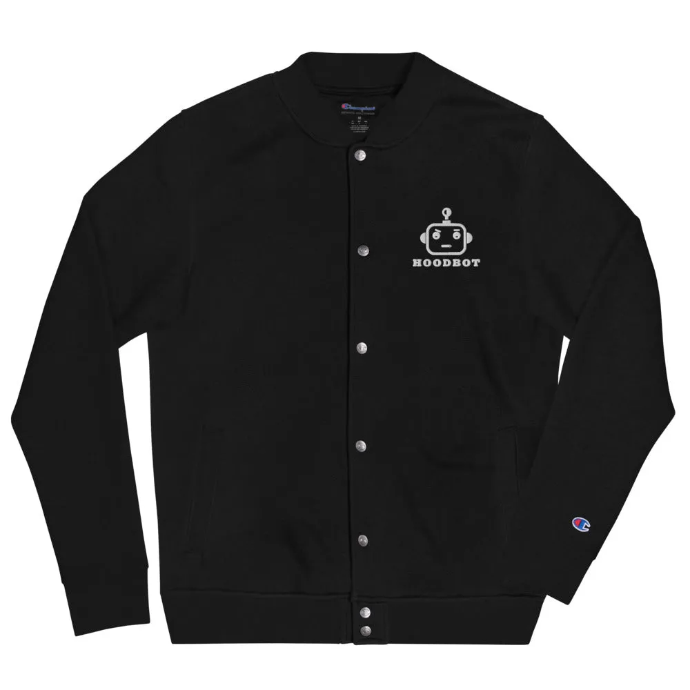 HOODBOT (Embroidered) Champion Bomber Jacket