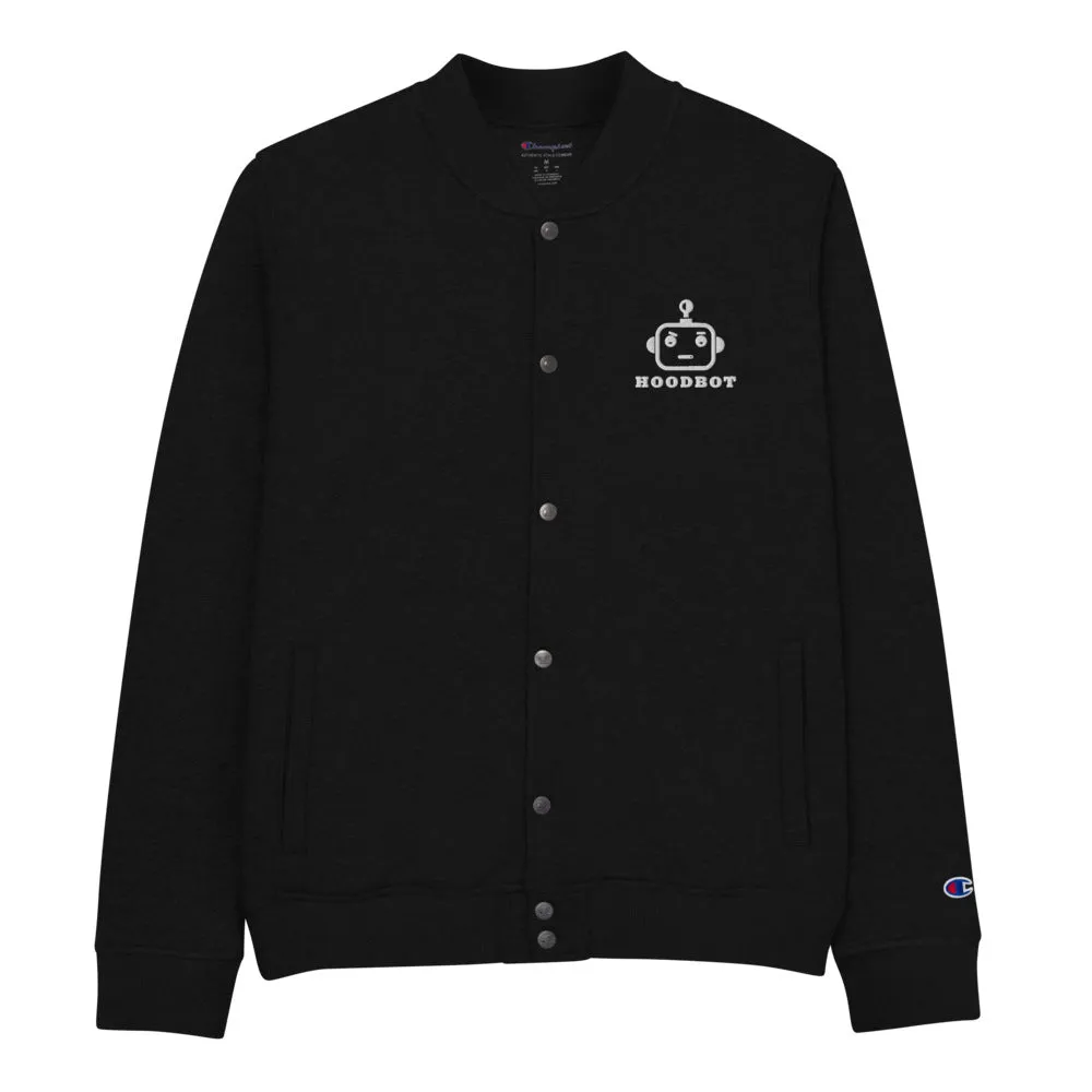 HOODBOT (Embroidered) Champion Bomber Jacket