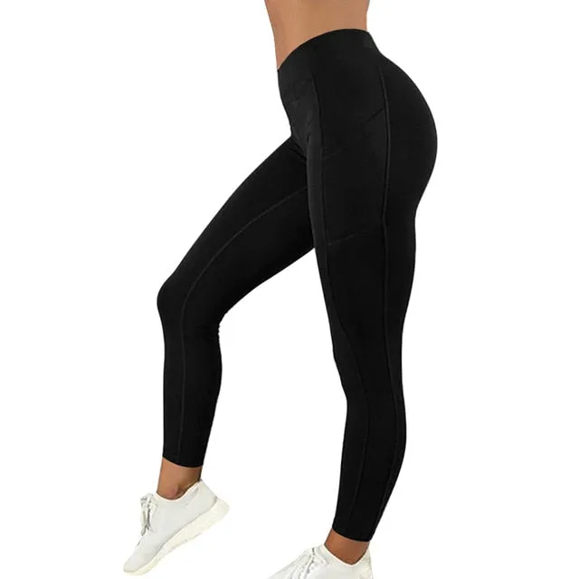 Hot Women Yoga Pants Sexy White Sport leggings