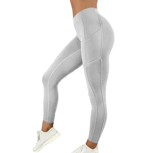 Hot Women Yoga Pants Sexy White Sport leggings