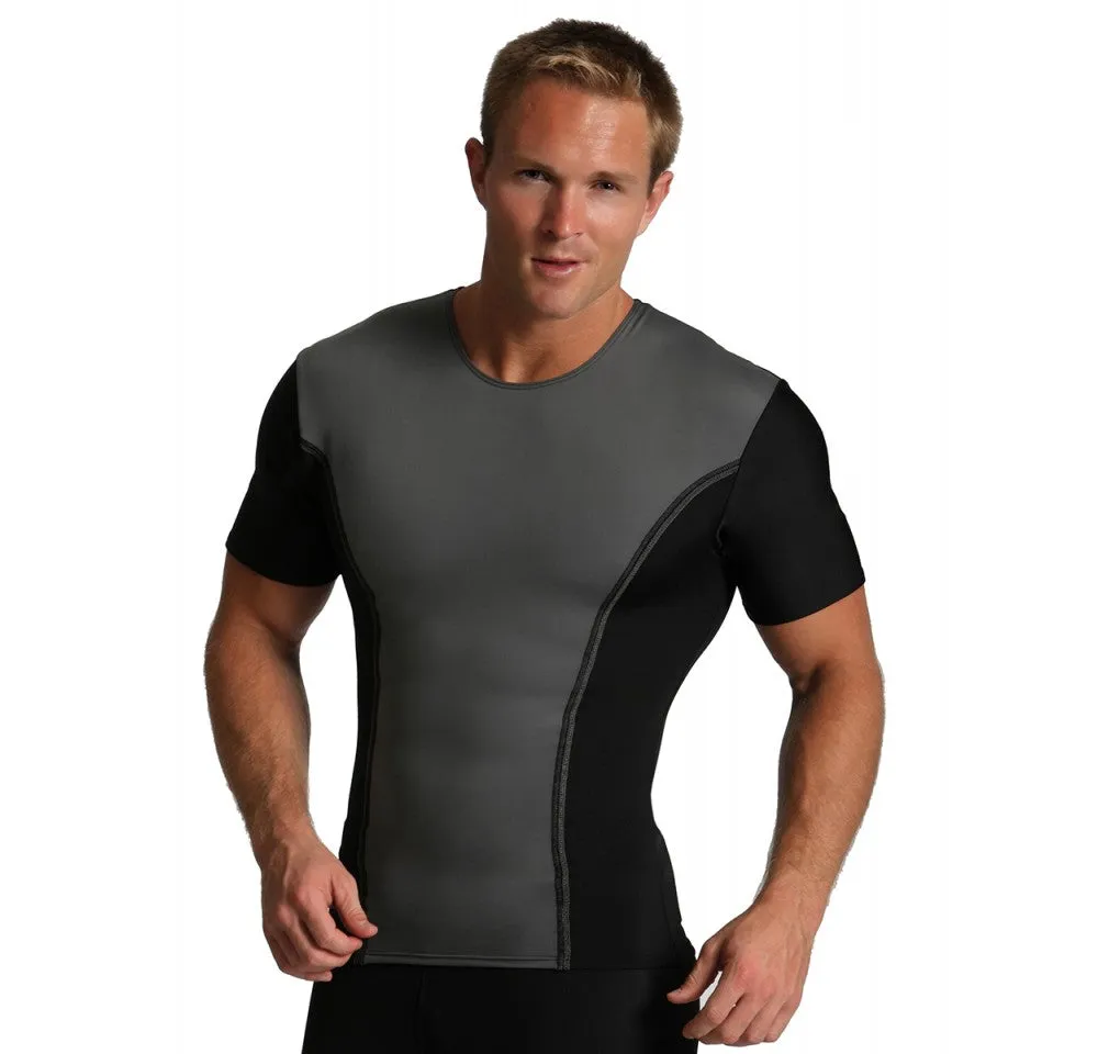 Insta Slim High Compression Activewear Crew Neck Shirt ISTA00TT1