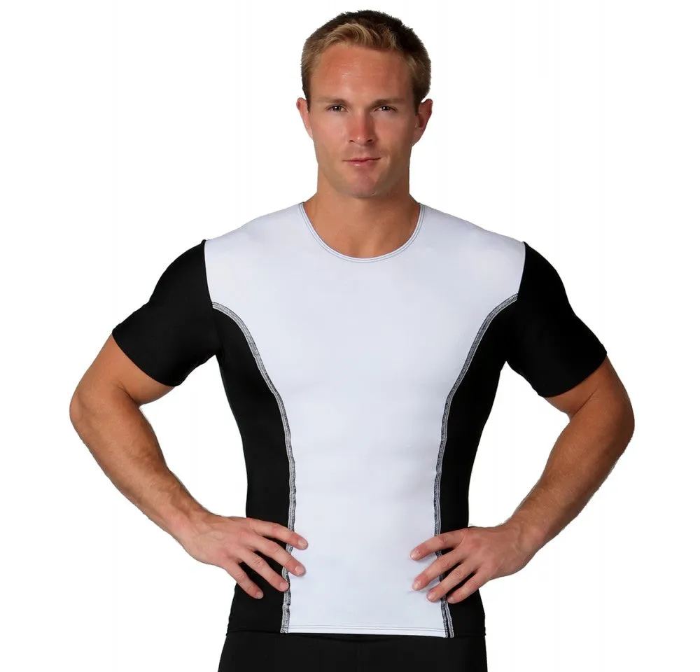 Insta Slim High Compression Activewear Crew Neck Shirt ISTA00TT1