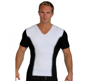 Insta Slim High Compression Activewear V-Neck Shirt ISVA00TT1