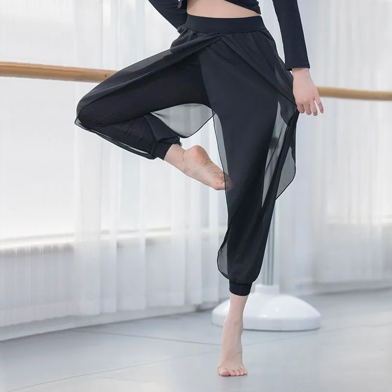 Manhattan - Modern / Ballet / Latin Dance Pants Legging - Chiffon