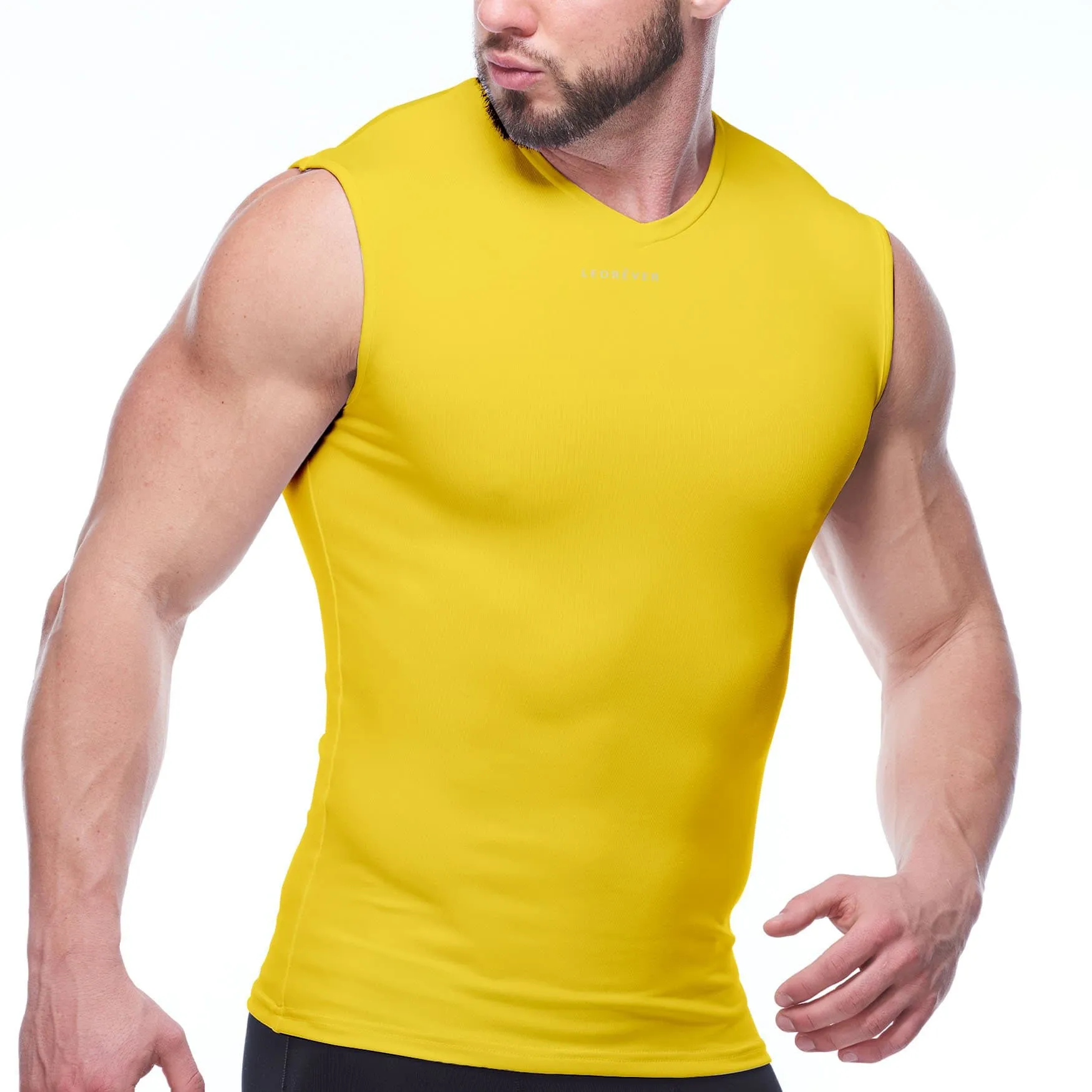 Mens Sleeveless Balanced Compression Shirt