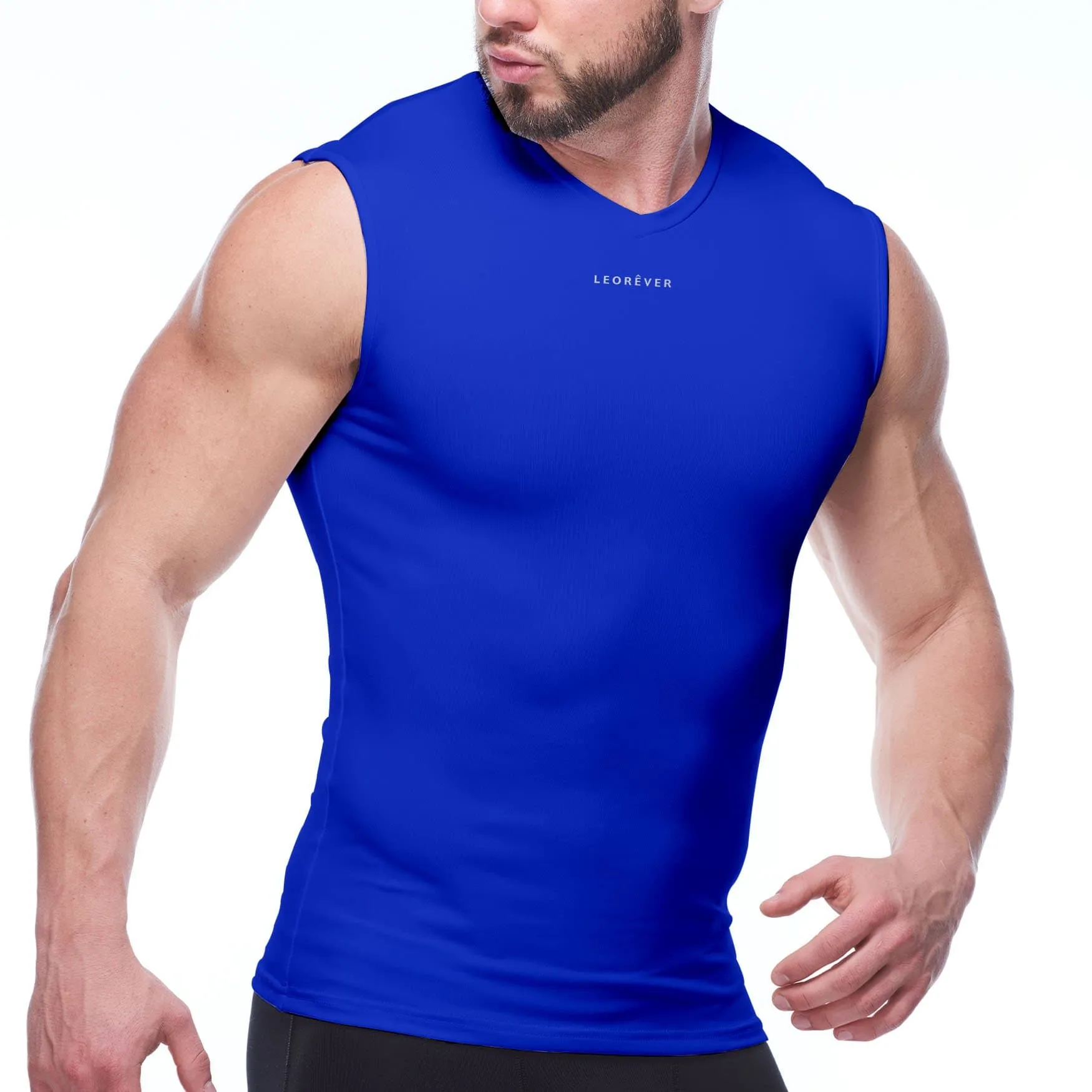 Mens Sleeveless Balanced Compression Shirt