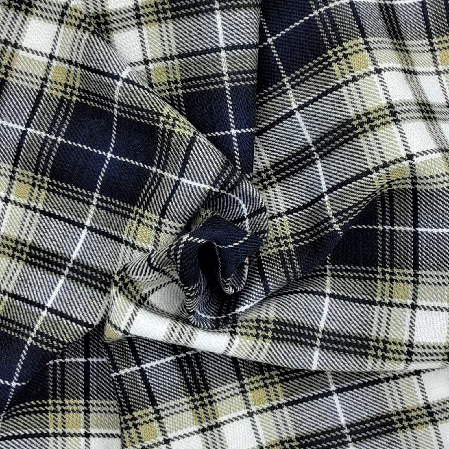 Navy & Khaki | Classic Plaid Suiting - SKU 6930 #S140