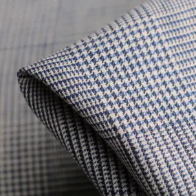 Navy Ivory Houndstooth