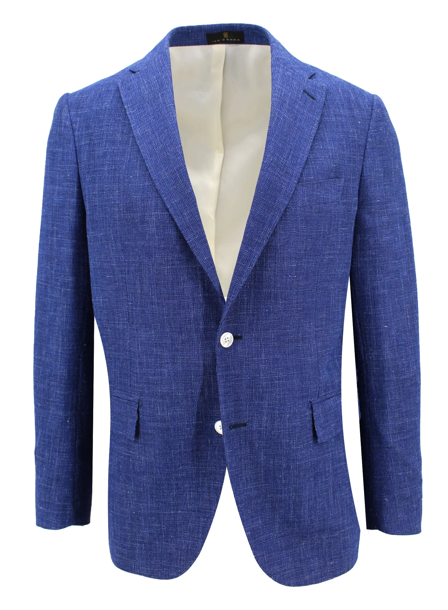 Navy Slub Weave Sport Coat