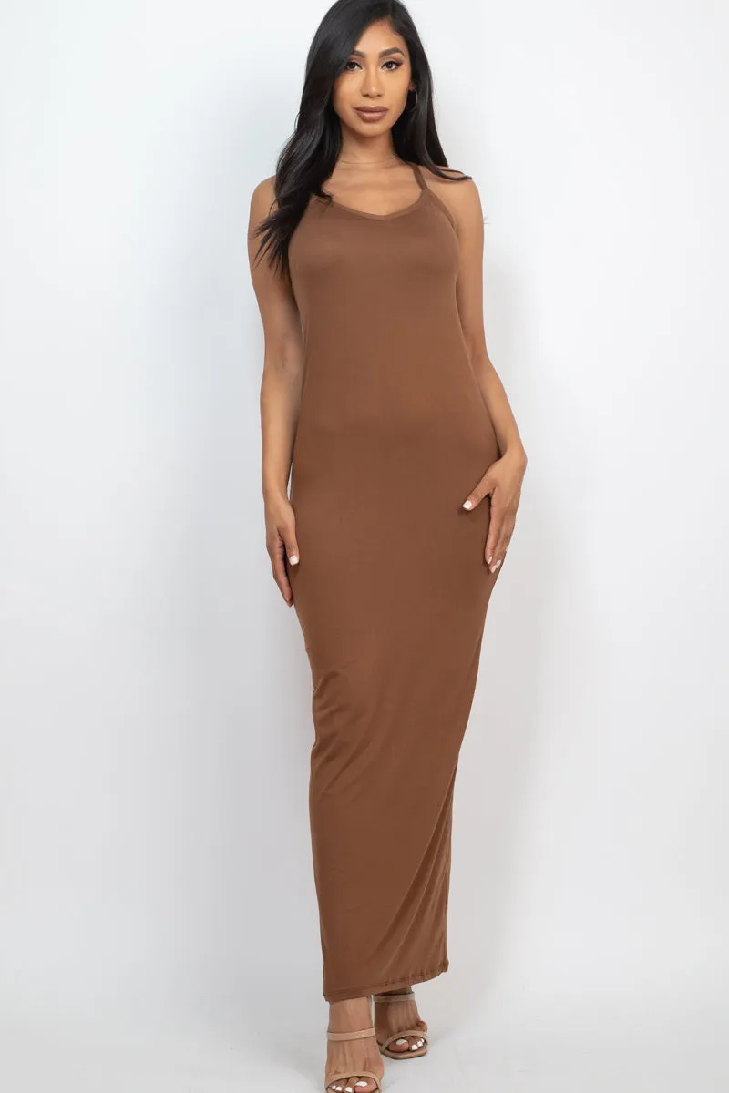 Racer Back Maxi Dress