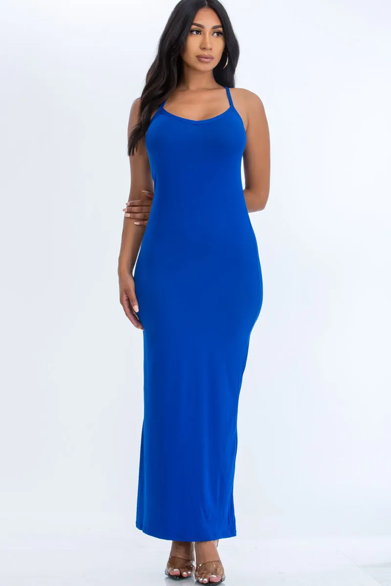 Racer Back Maxi Dress