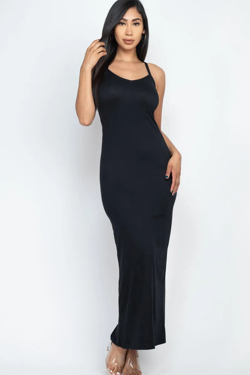 Racer Back Maxi Dress