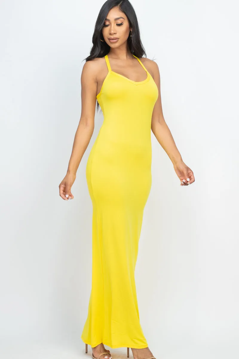 Racer Back Maxi Dress