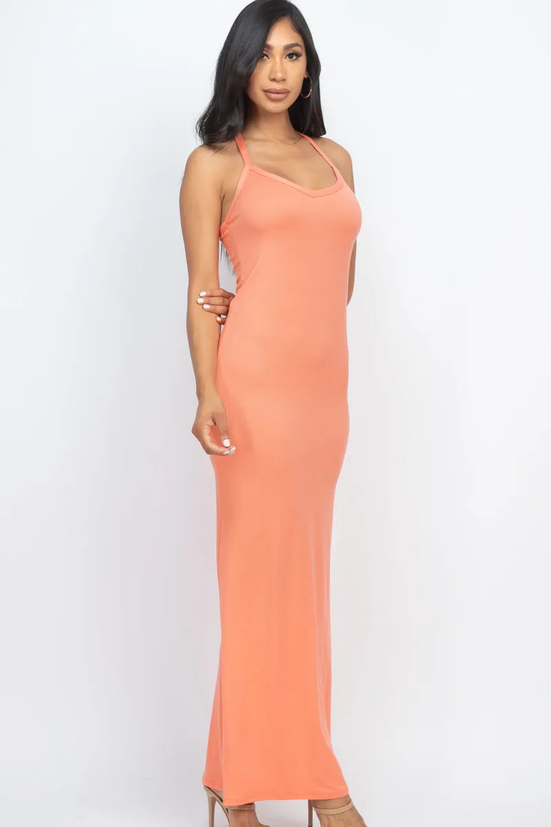 Racer Back Maxi Dress