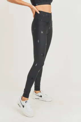 Raw Moda Shiny Stars Leggings