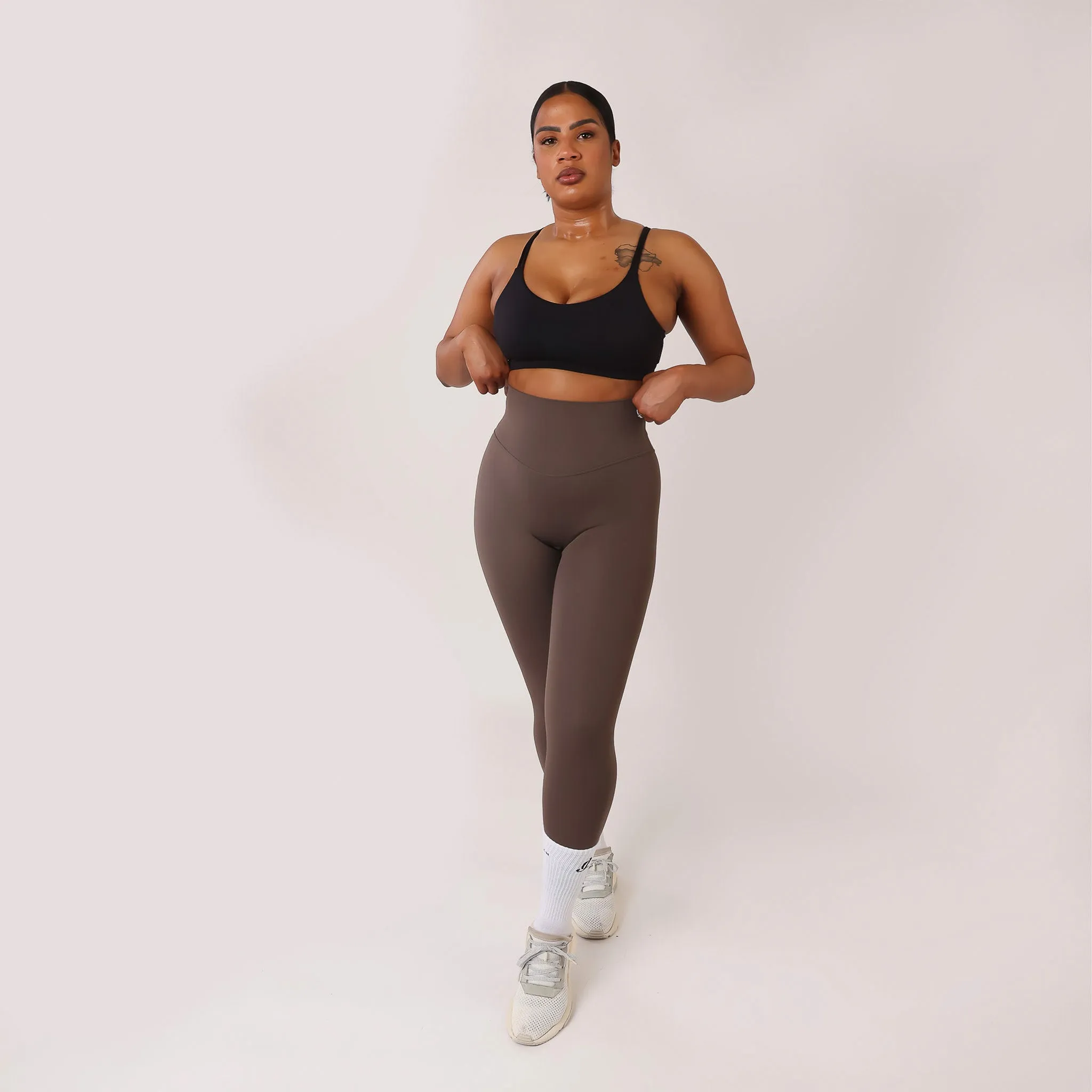 Revive 365 khaki Brown leggings