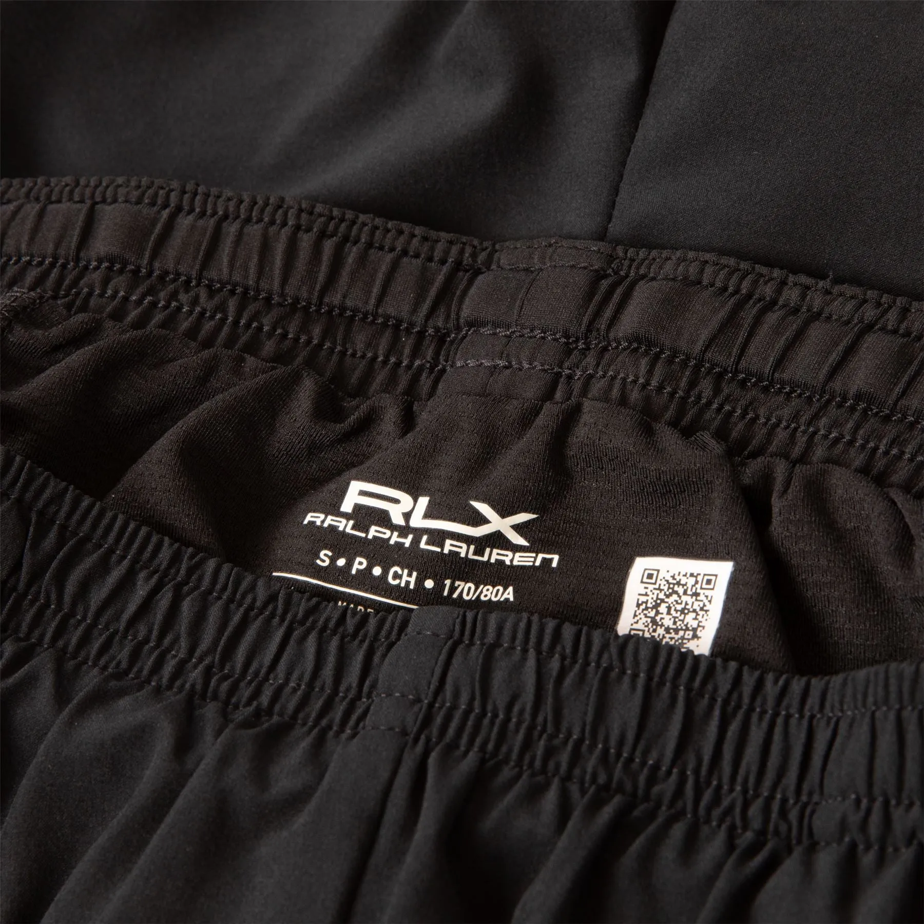 RLX Stretch Poly Active Shorts Polo Black - 2025