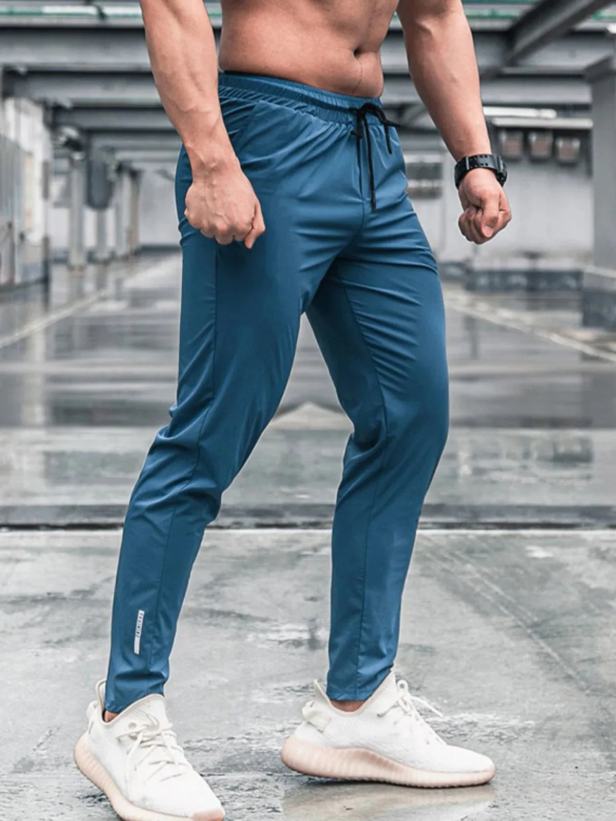 Stretch Slim Fit Jogger Workout Pants Lightweight