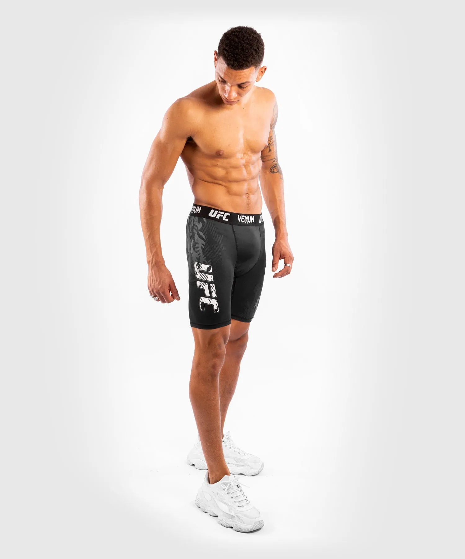 UFC Venum Authentic Fight Week Men's Performance Vale Tudo Shorts - Black