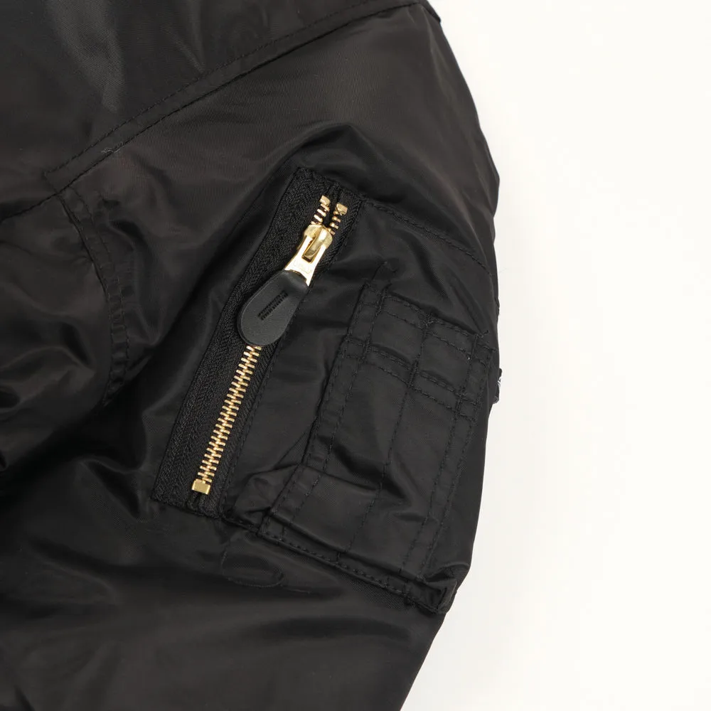 USA BOMBER MA1 BLACK