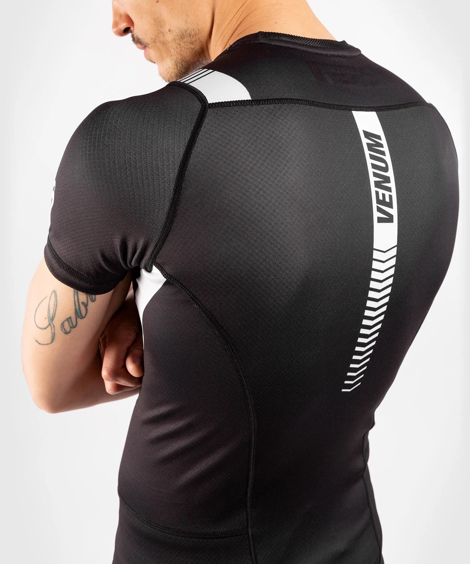 Venum NoGi 3.0 Rashguard - Short Sleeves - Black/White